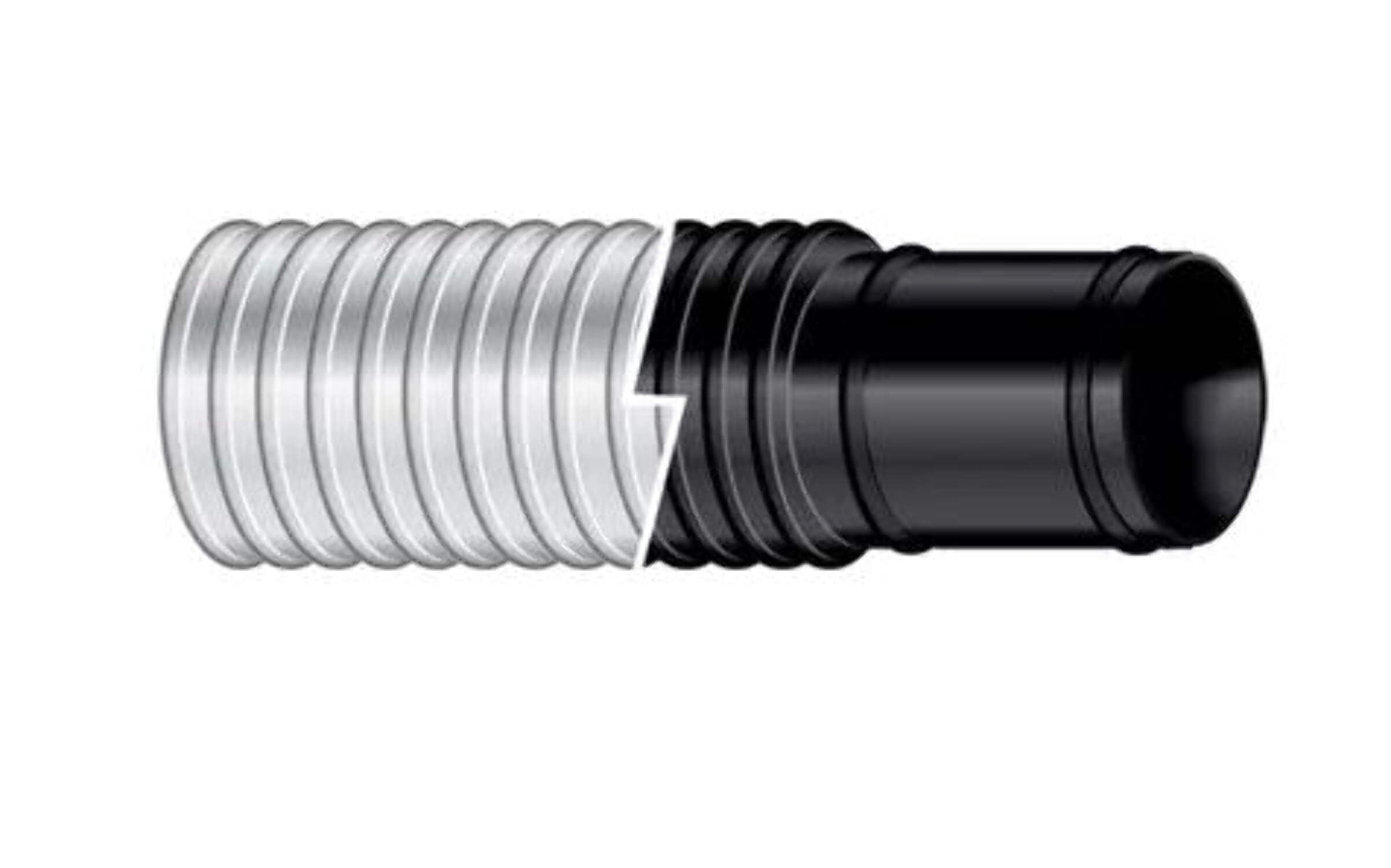 1 1/8' Bilgeflex 300' Blk. - Spool