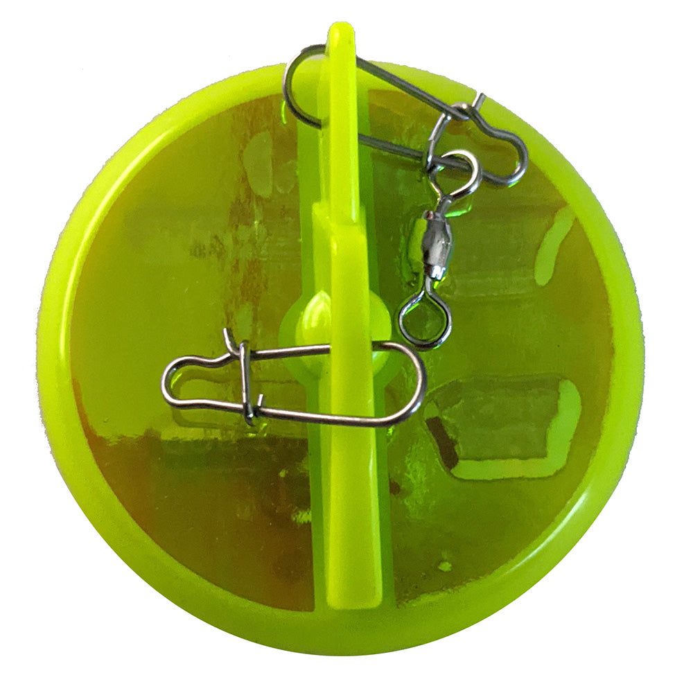 Luhr-jensen /4" Dipsy Diver - Chartreuse/ Bottom Moon Jelly