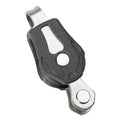 Barton Marine Size 0 20mm Plain Bearing Pulley Block Single Fixed Eye &amp; Becket