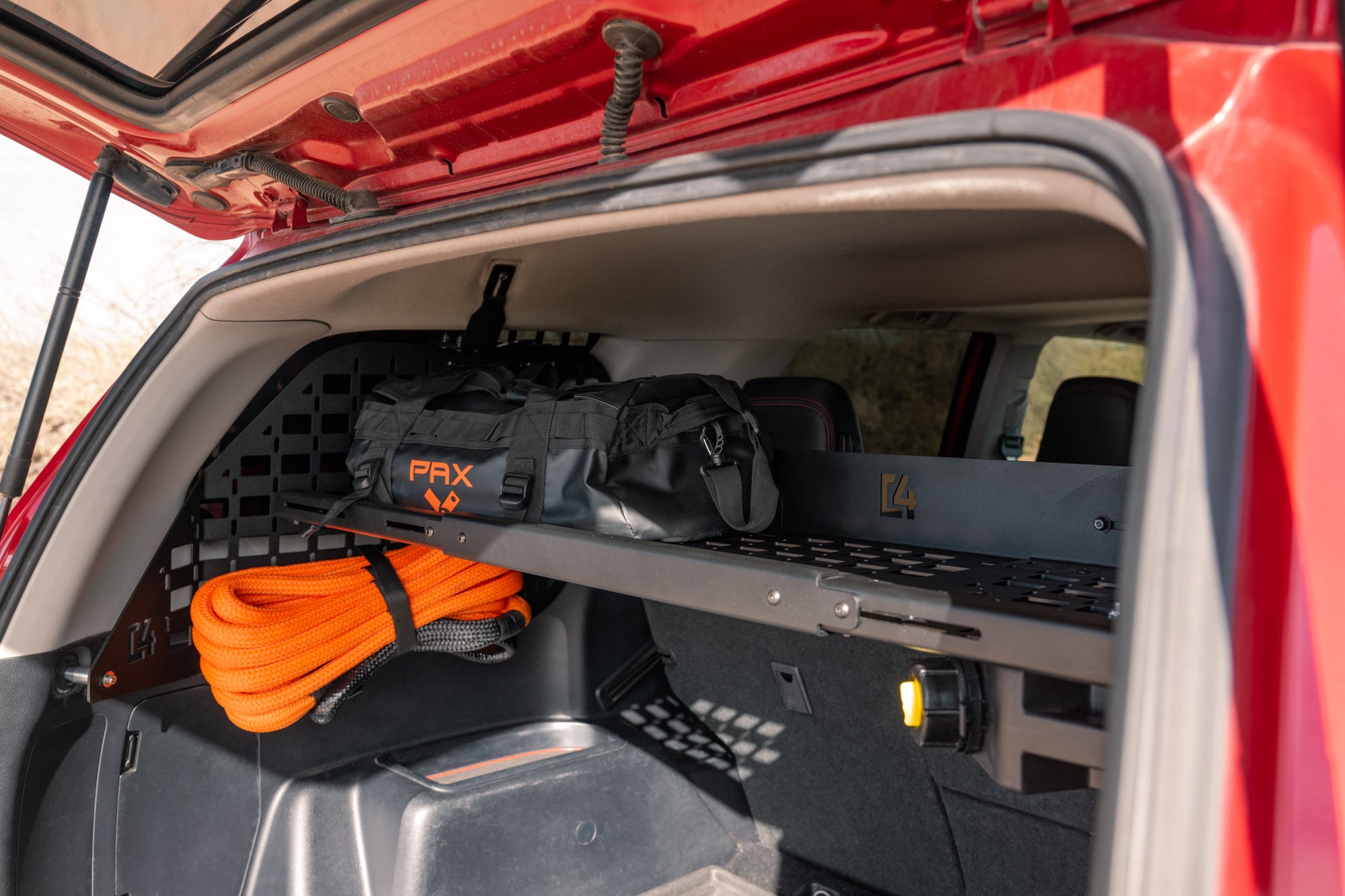 4Runner Add-On Shelf for Rear Window MOLLE Panels / 5th Gen / 2014-2024
