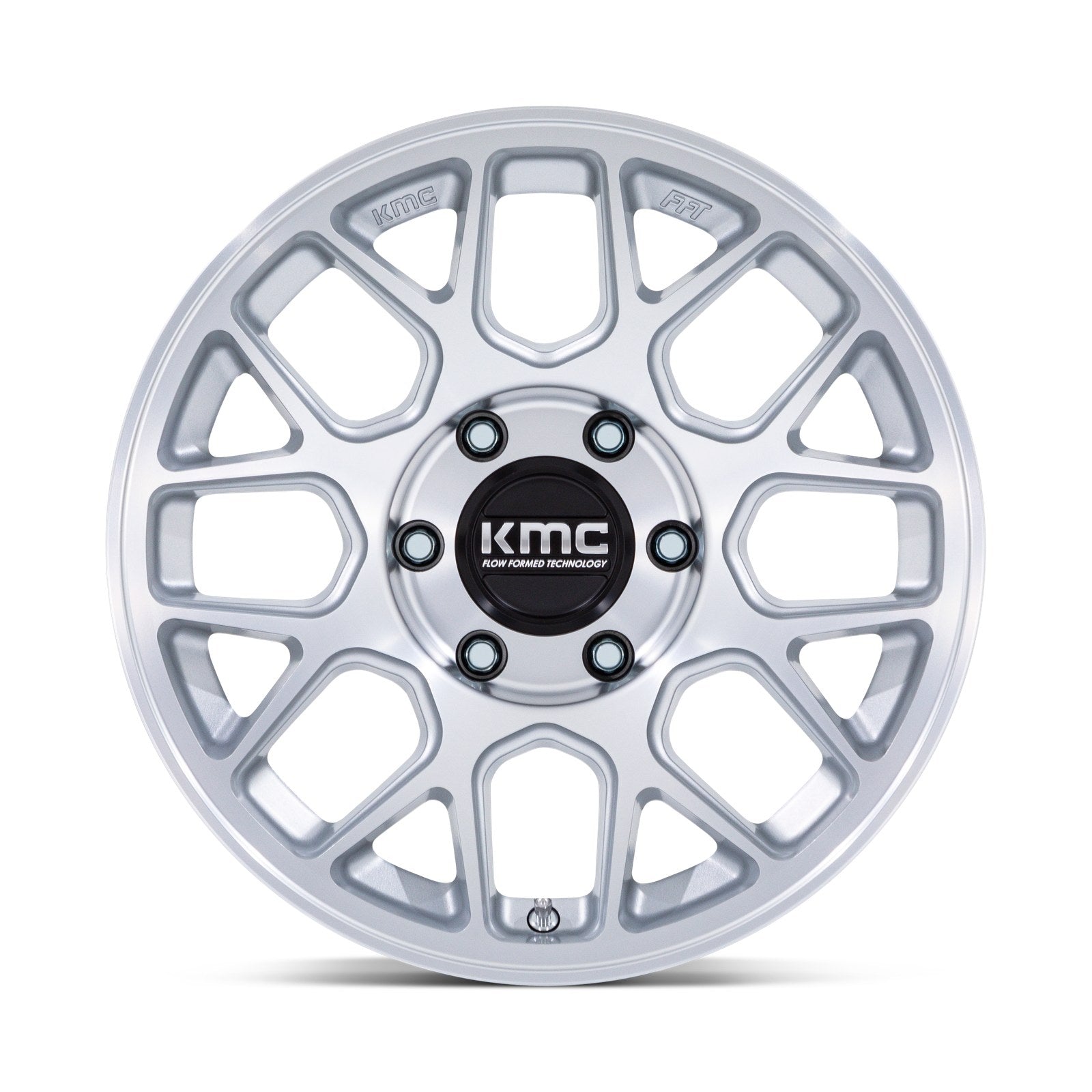 KMC Hatchet 17X8.5 6X5.5 106 +25 G-Slv-Mch