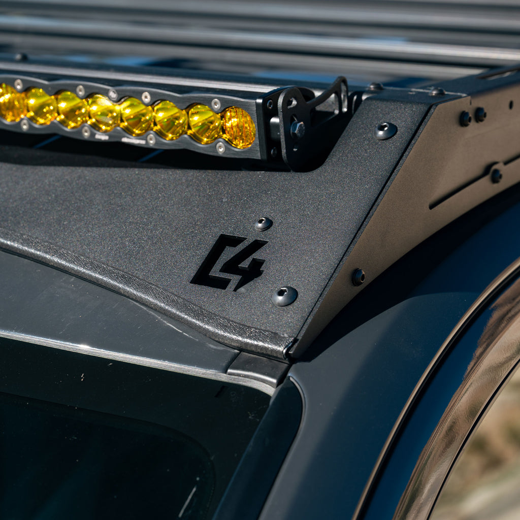 4Runner Roof Rack with Optional Light Bar Mount / 6th Gen / 2025+ (With Light Mount)