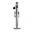 Powerwinch Saltwater Series Jack - 2500lb, Bolt-On, Flat Plate, Zinc 500+ HR Salt Spray
