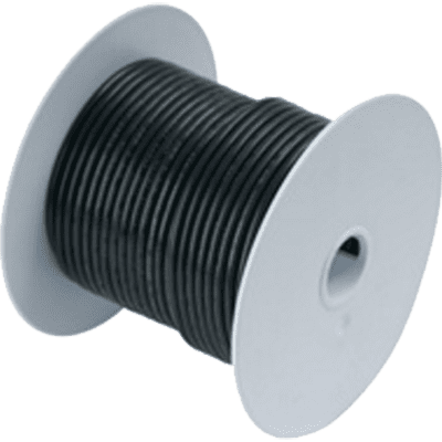 114002 Wire, 25' #2 Tinned Copper, Black