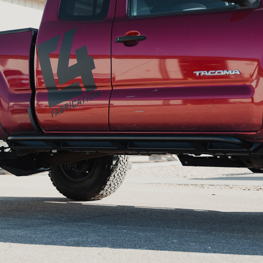 Tacoma Rock Runner Sliders / 2nd & 3rd Gen / 2005-2024 | Access Cab Long Bed or Double Cab Short Bed