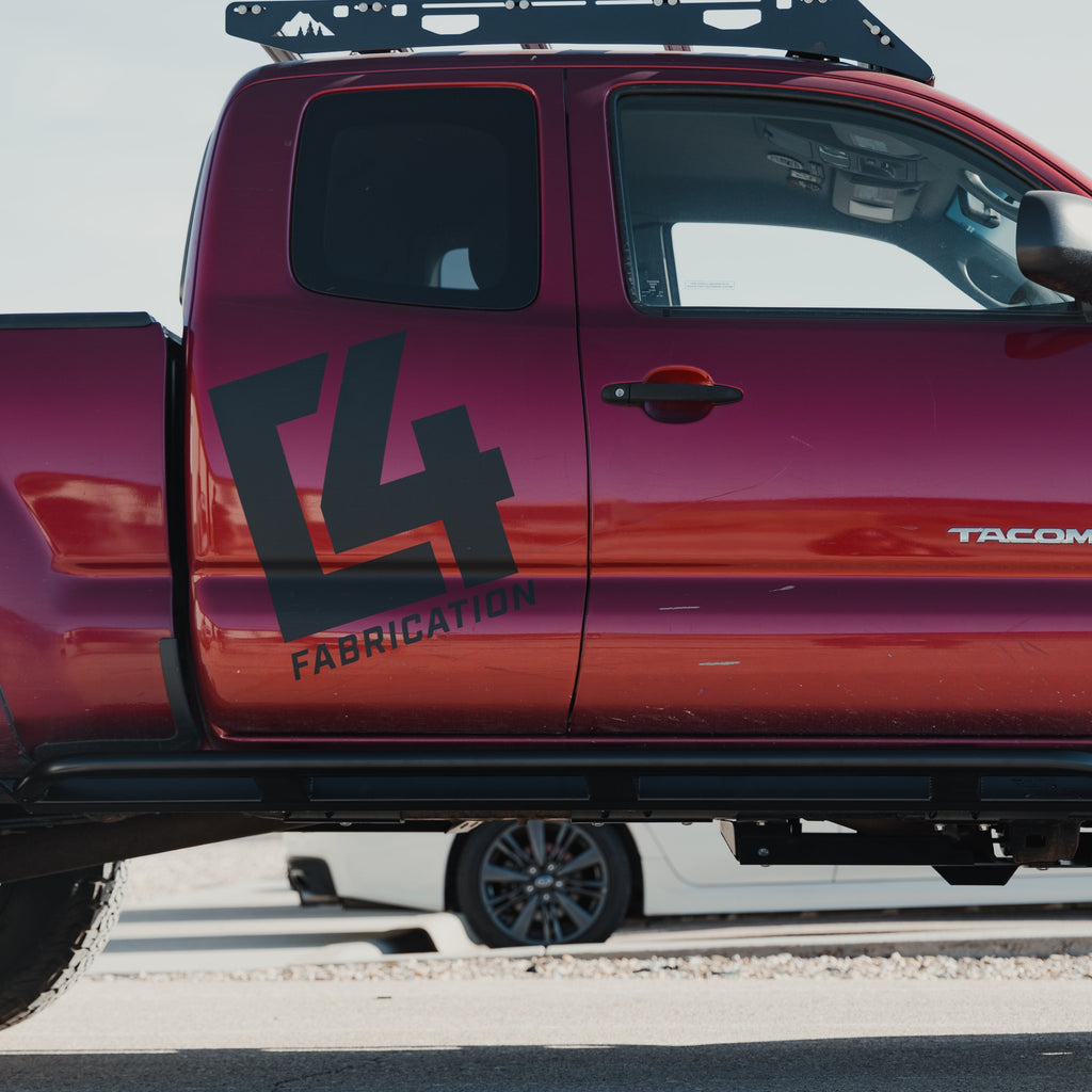 Tacoma Rock Runner Sliders / 2nd & 3rd Gen / 2005-2024 | Access Cab Long Bed or Double Cab Short Bed