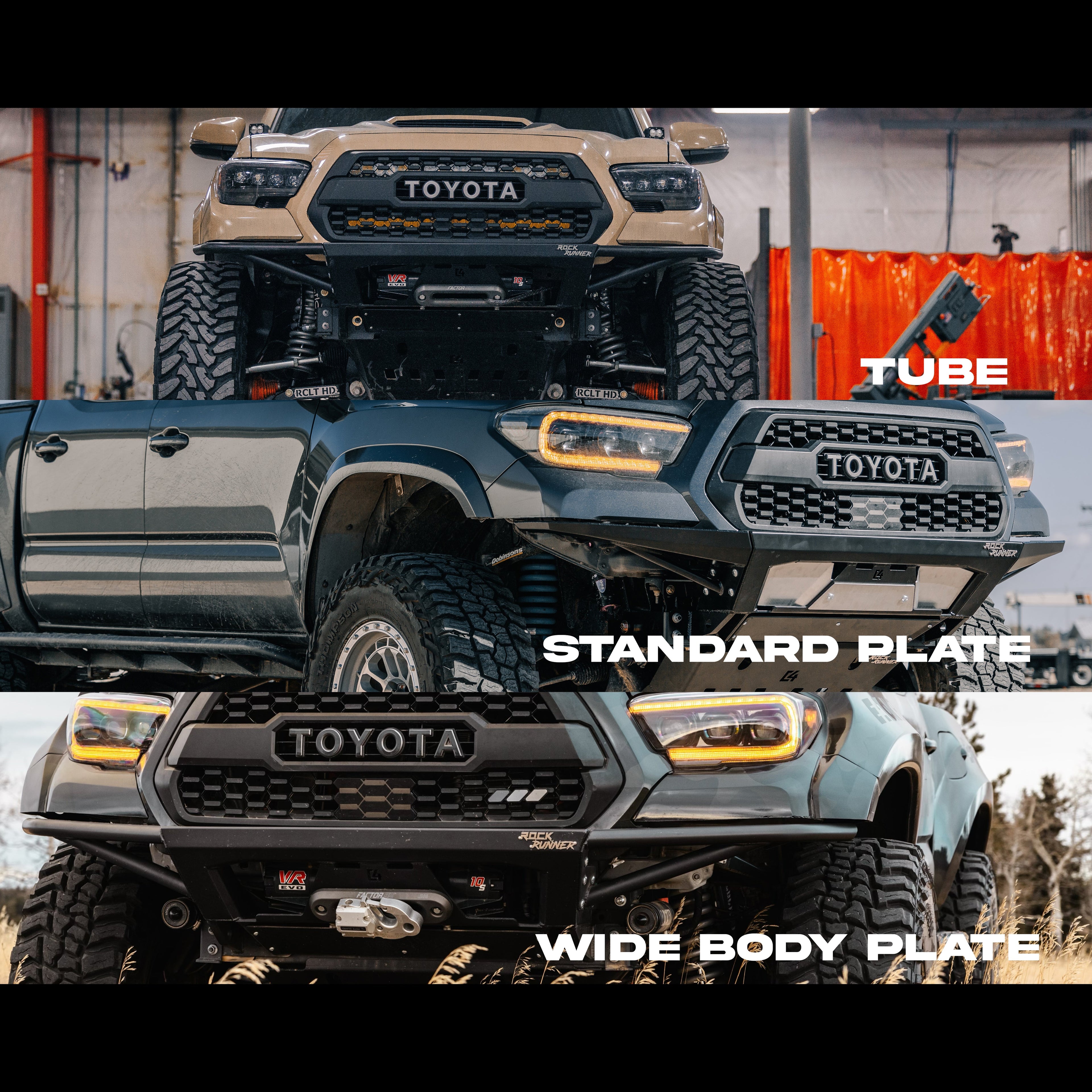 Tacoma Rock Runner Front Bumper / 3rd Gen / 2016-2023