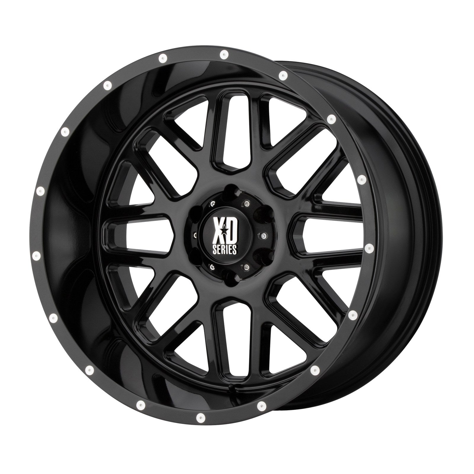 XD820 20X12 5X5.0 Satin Black -44MM