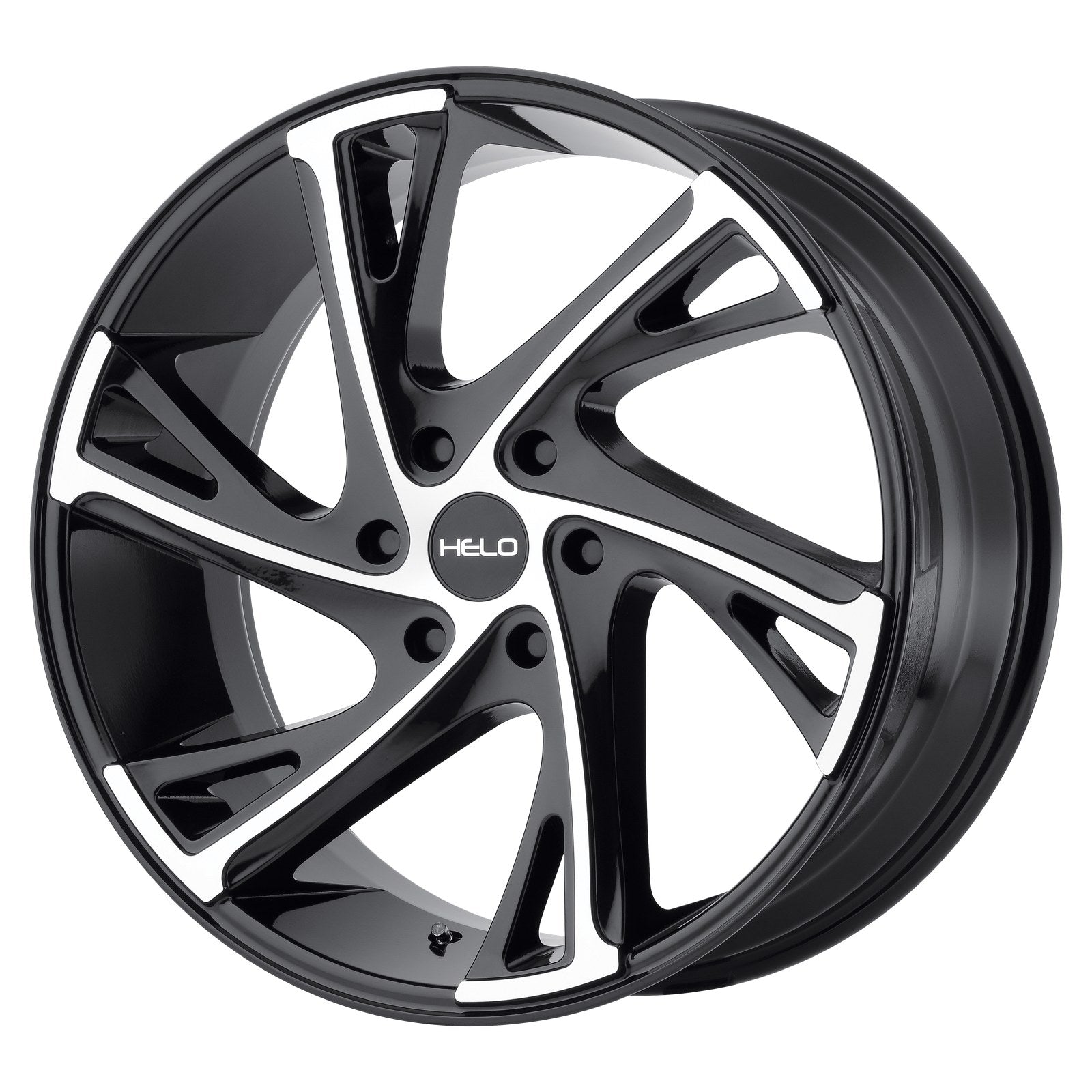 Helo HE903 Cap Snap in - Gloss Black Machined