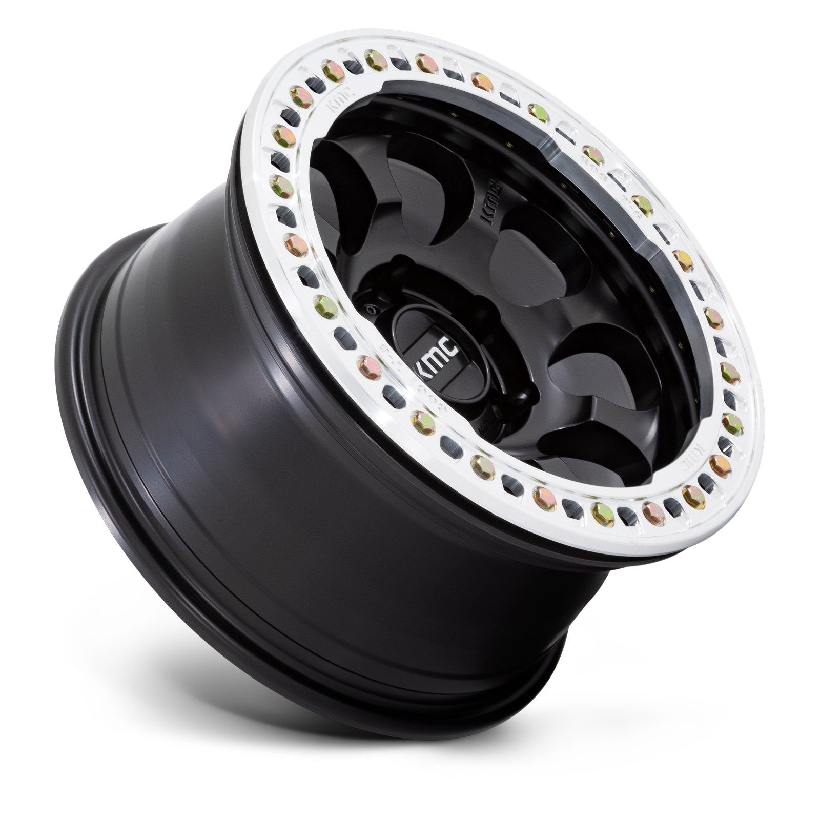 KMC Riot Bl 17X8.5 6X5.5 Sblk-Mc-Rg +0