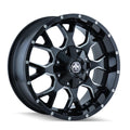 Warrior (8015) Blk/Milled Spokes 17