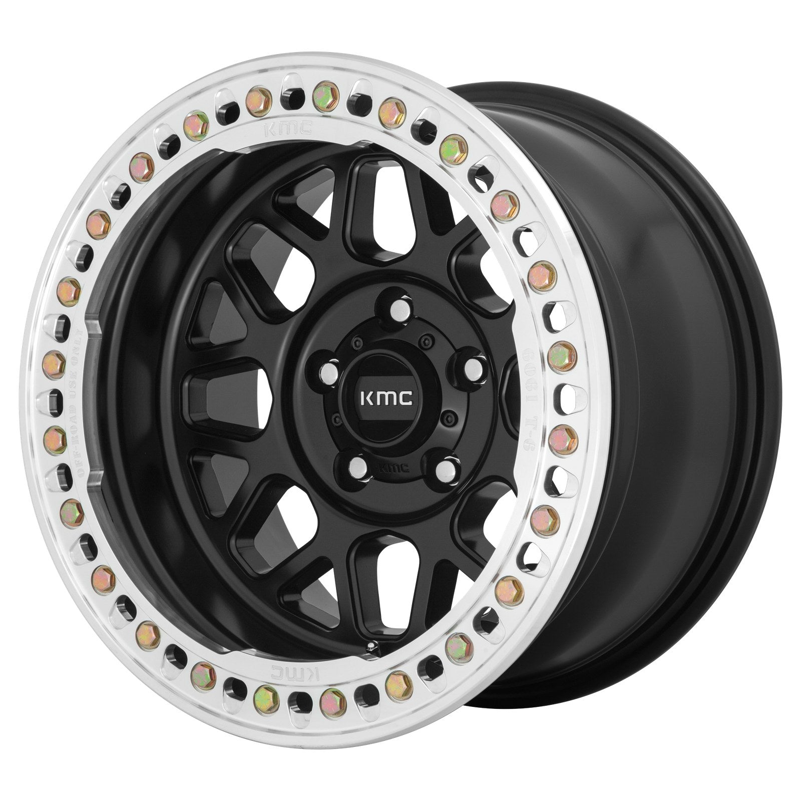 KMC Grenade Crawl Bl 17X9 6X5.5 S-Blk -38