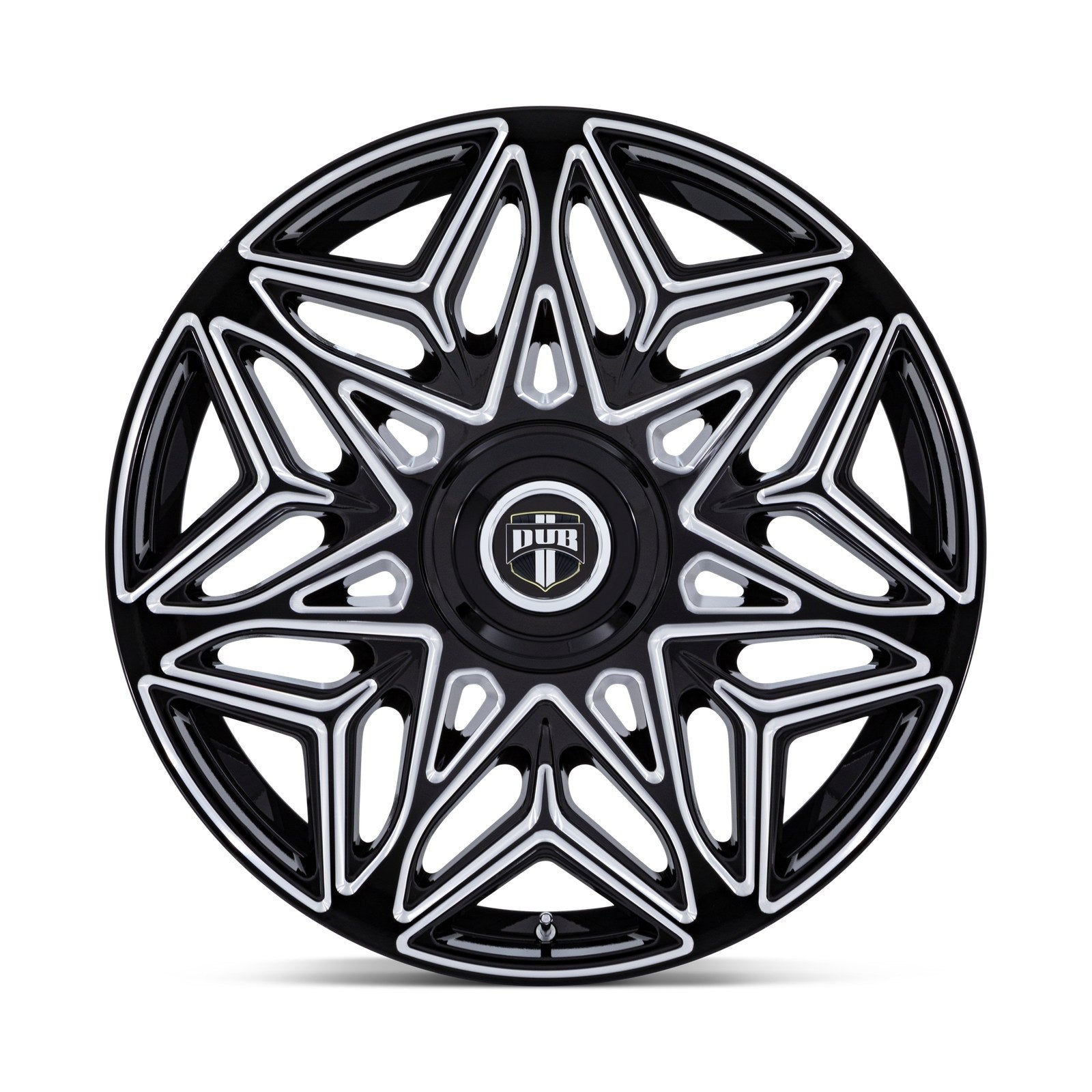 Dub 1PC Anomaly 22X9 5X115/120 74 +15 G-Blk Mill