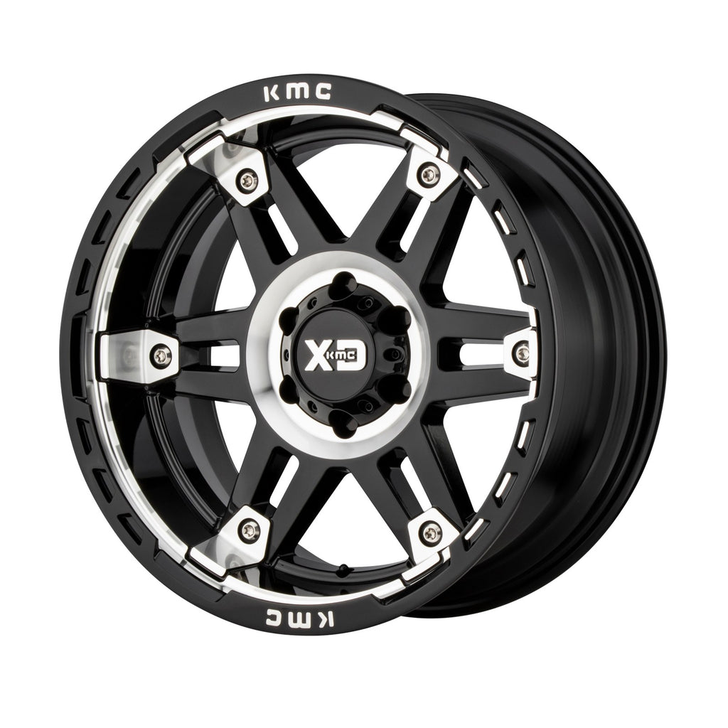XD840 17X9 6X5.5 G-Blk Mach -12MM