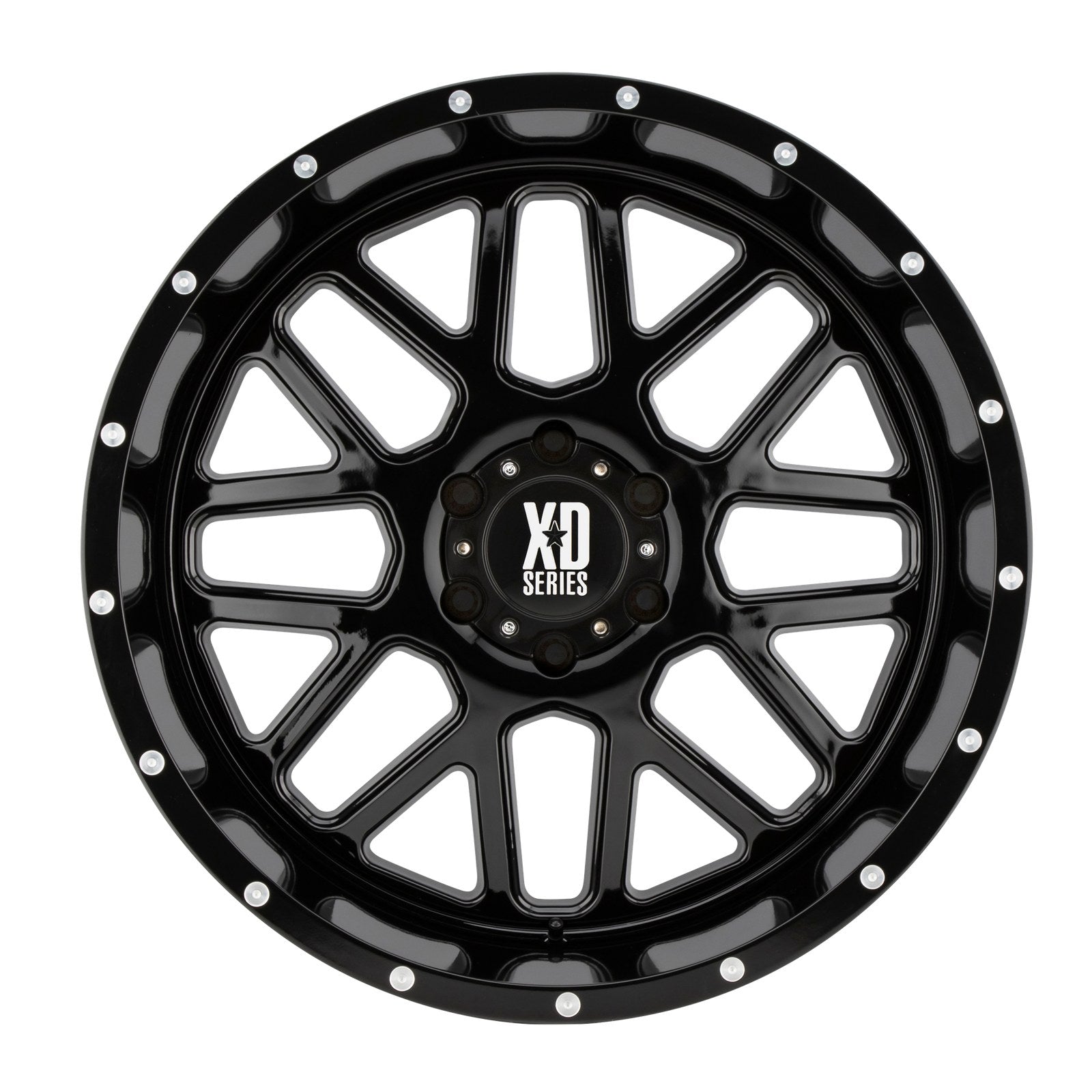 XD820 20X12 5X5.0 Satin Black -44MM
