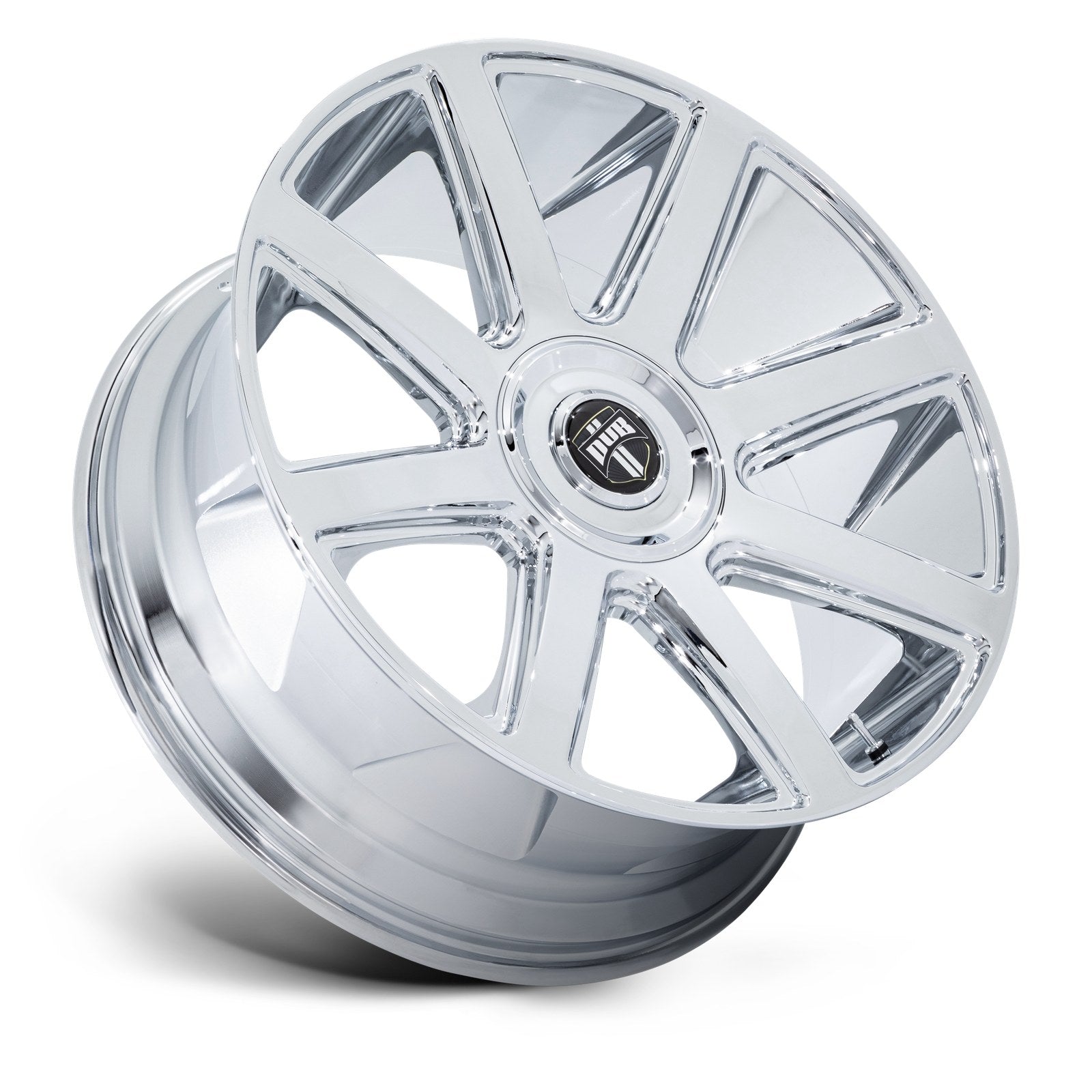 Dub 1PC Pull 24X10 5X115/120 74 +15 Chrome
