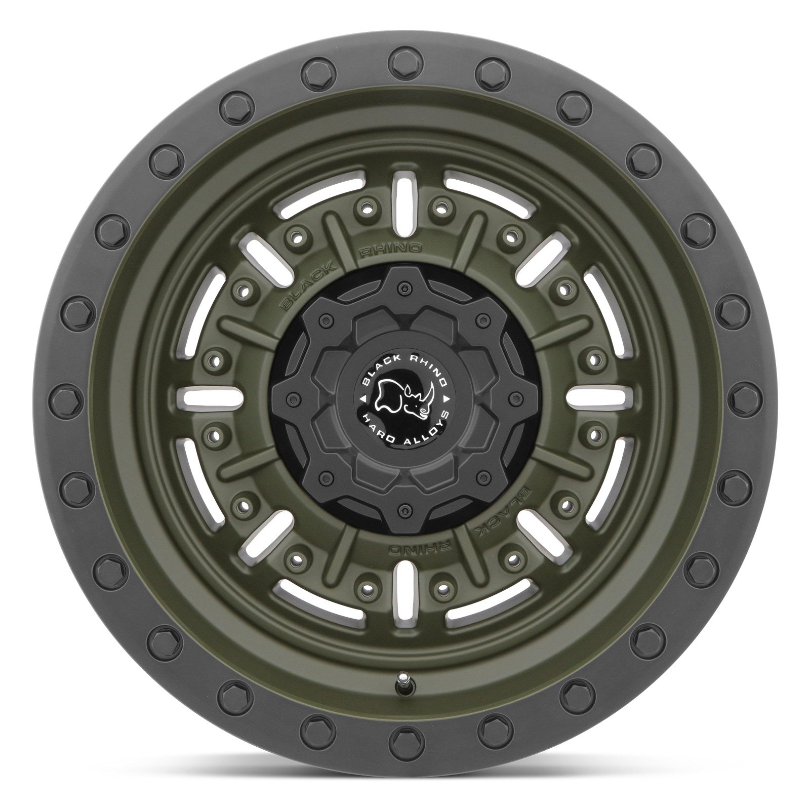 Black Rhino Hard Alloys BR ABRAMS 18X9.5 6X139 -18 112 OD-GRN