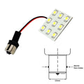 Lunasea Bayonet 9 LED Bulb BA15S - 12VAC or 10-30VDC/2W/149 Lumens - Warm White