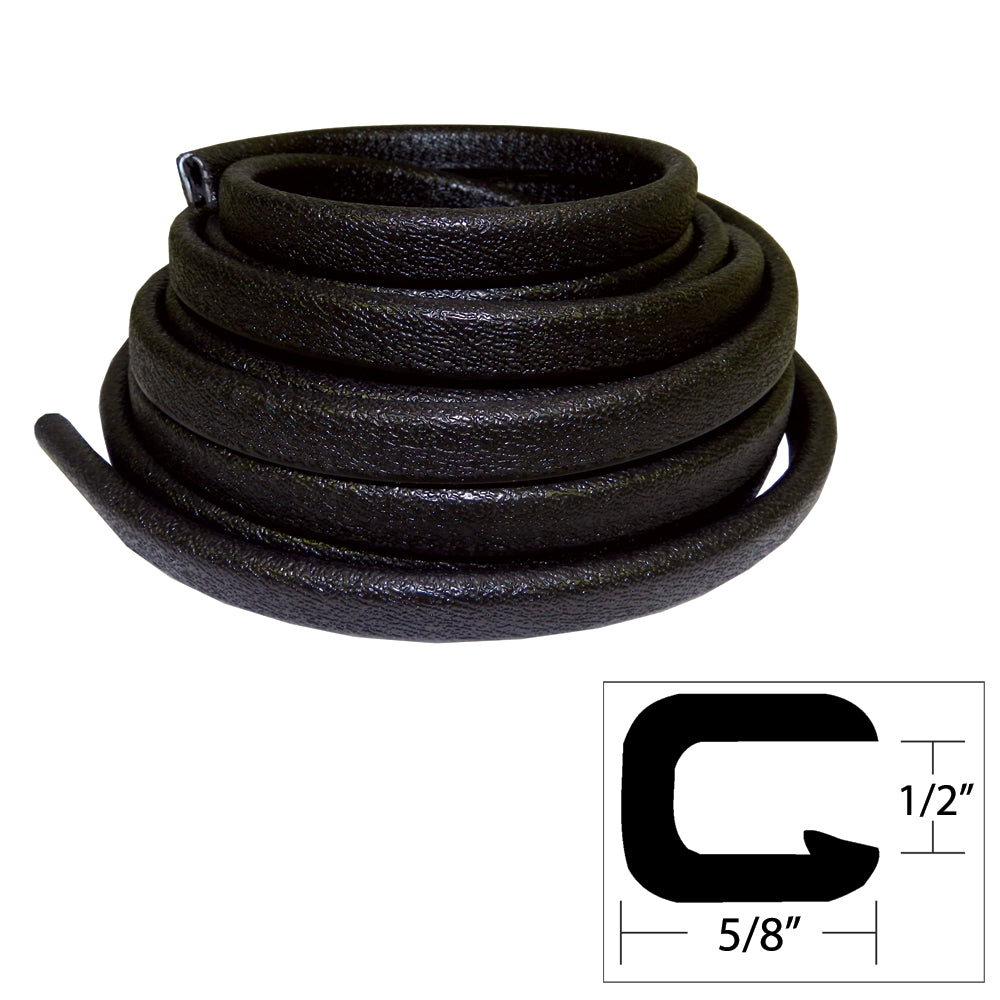Taco Flexible Vinyl Trim - ½" Opening X ⅝"w X