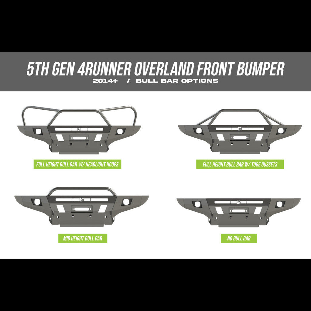 4Runner Overland Series Front Bumper / 5th Gen / 2014-2024