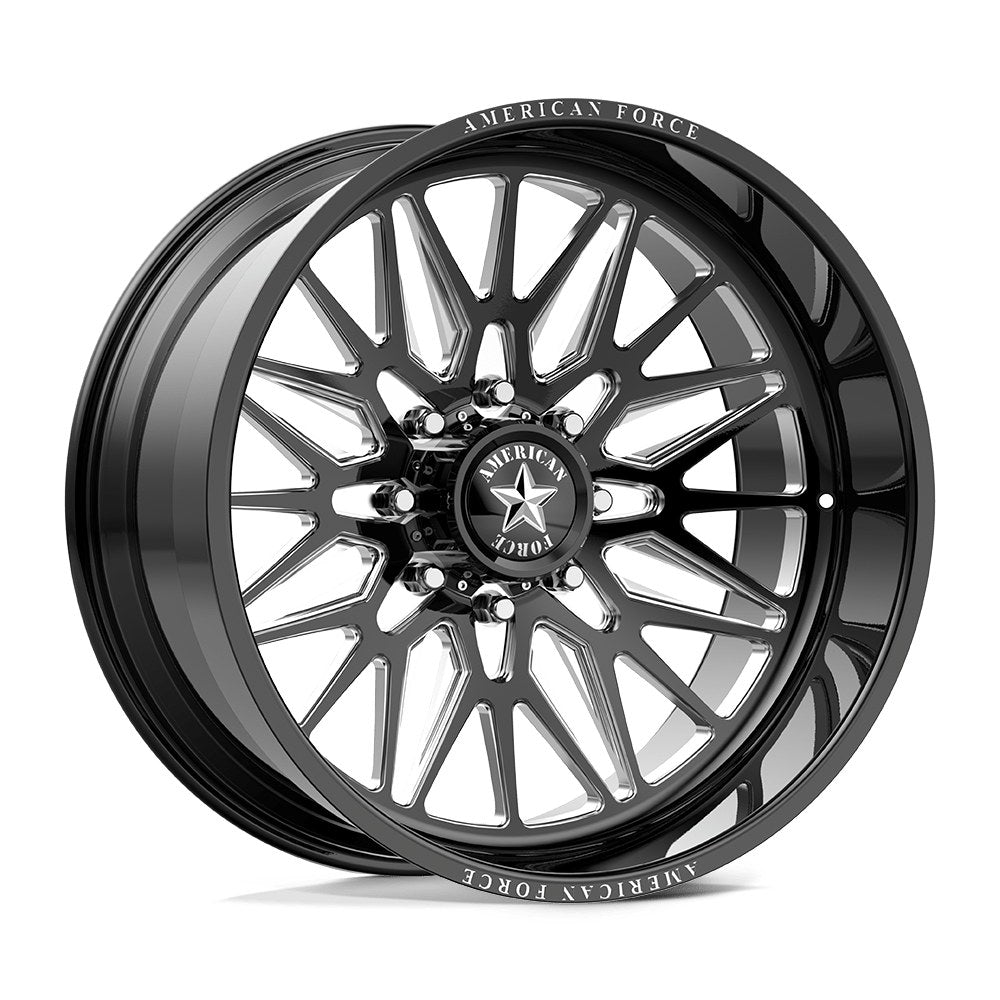 American Force FROST SFCC 22X12 8X180 -55 BLK-MILL