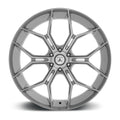 Asanti Black ABL3 20X8.5 5X4.5 SLV MACH W/SS LIP 30MM