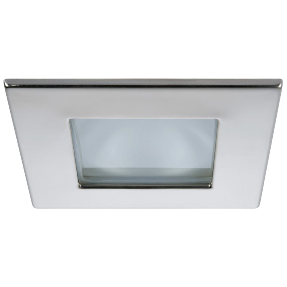 Quick Marina Xp Downlight LED - , Ip66, Screw Mounted - Square Bezel, Round Daylight Light
