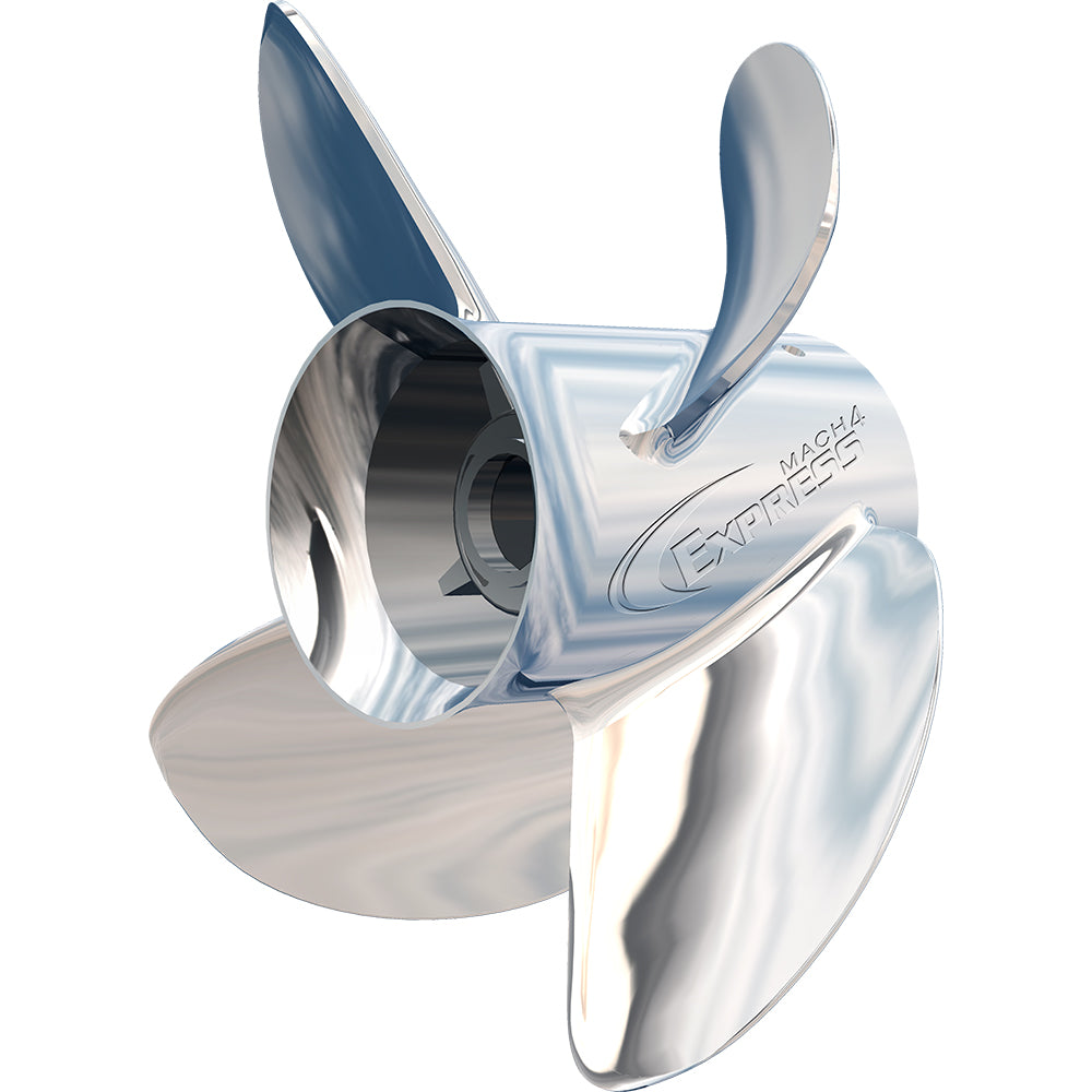 Turning Point Express&reg; Mach4&trade; - Left Hand - Stainless Steel Propeller - EX-1417-4L - 4-Blade - 14.5" x 17 Pitch