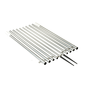 Lee's 22' Bright Silver Outrigger Poles - 2" O.D. 