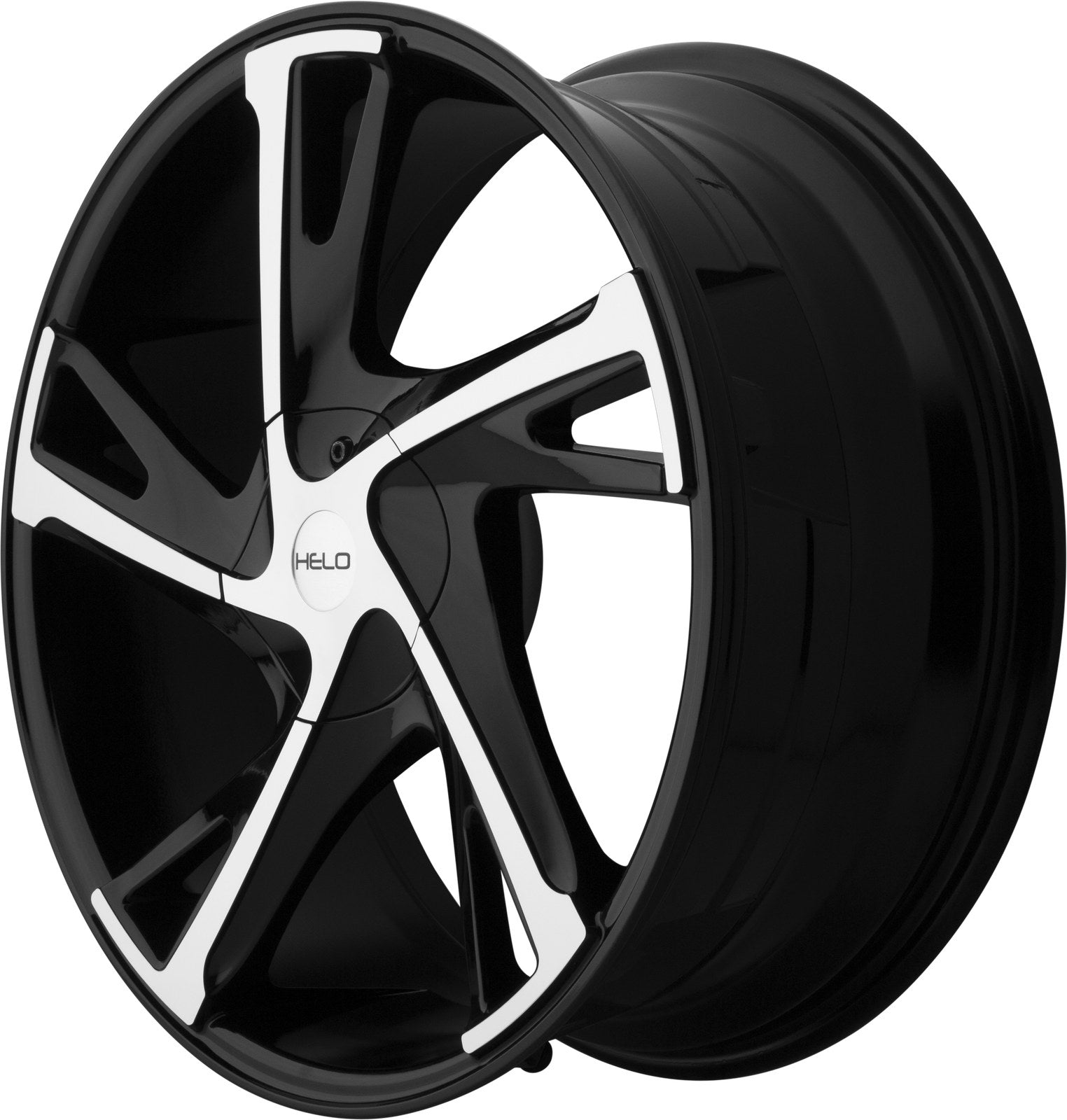 Helo HE902 Cap Gloss Black Machined