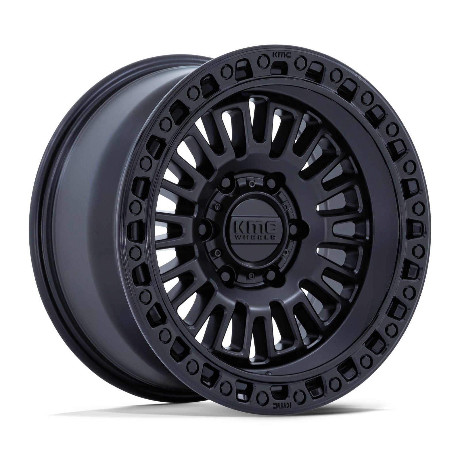 KMC Aztec 17X8.5 6X4.5 66 +25 M-Blk Gb-LP