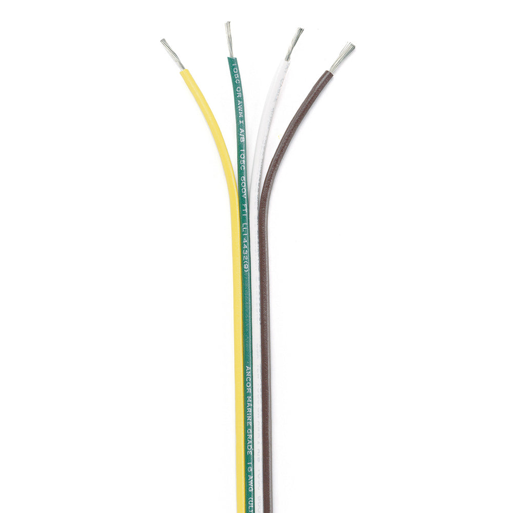Ancor Ribbon Bonded Cable - 16/4 AWG - / / / - Flat