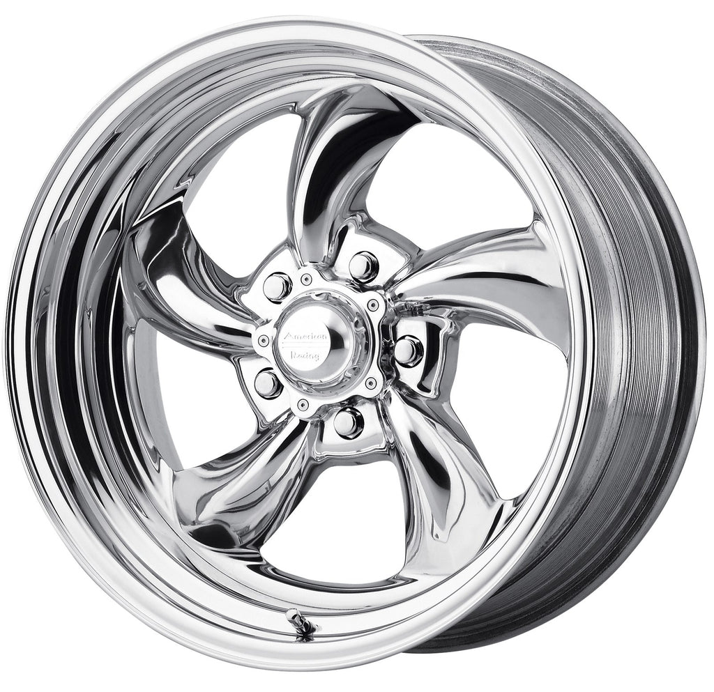 American Racing Vintage VN47 15X8.5 5X4.5 BLK/MCH 5.0BS