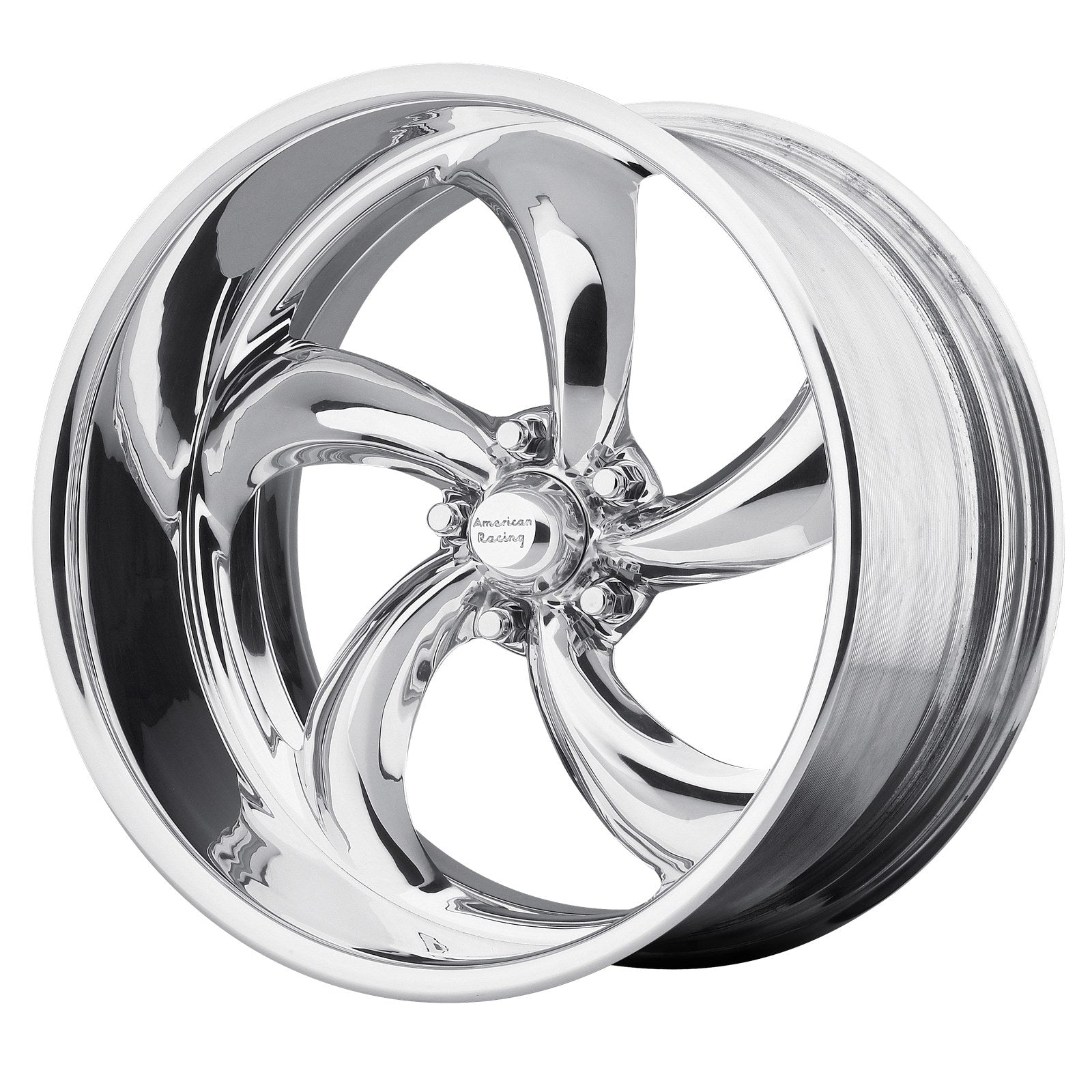 American Racing Forged VF489 17X8 5X4.75 POLISHED 4.50BS LEFT