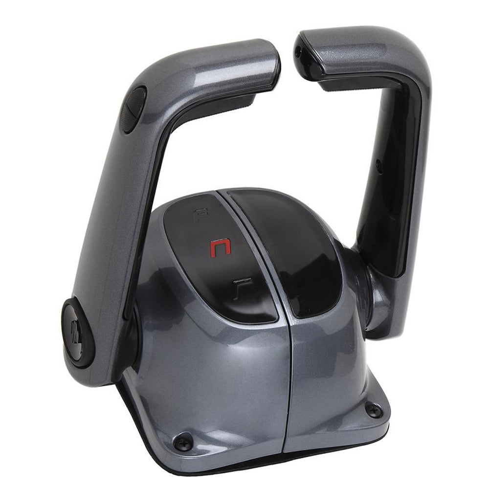 Uflex&nbsp;Twin Lever Top Mount Control w/Neutral Lock &amp; Trim Switch - Black