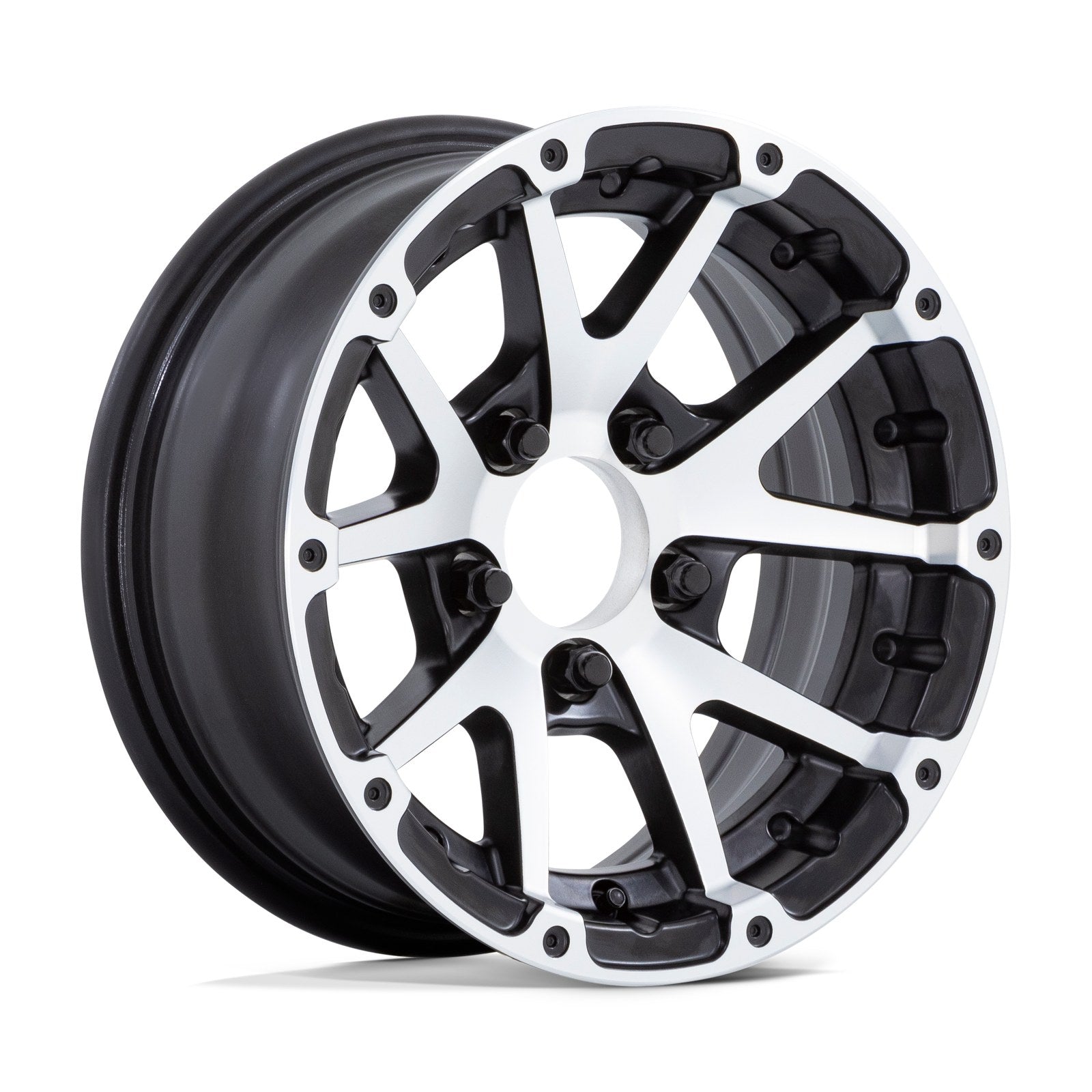 Helo HE1826 14X6 5X4.5 -6 M-Blk-Mch (No Cap)