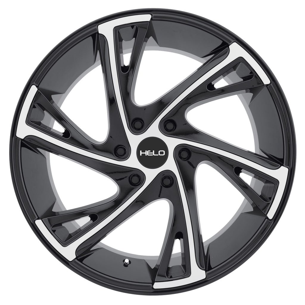 Helo HE903 Cap Snap in - Gloss Black Machined