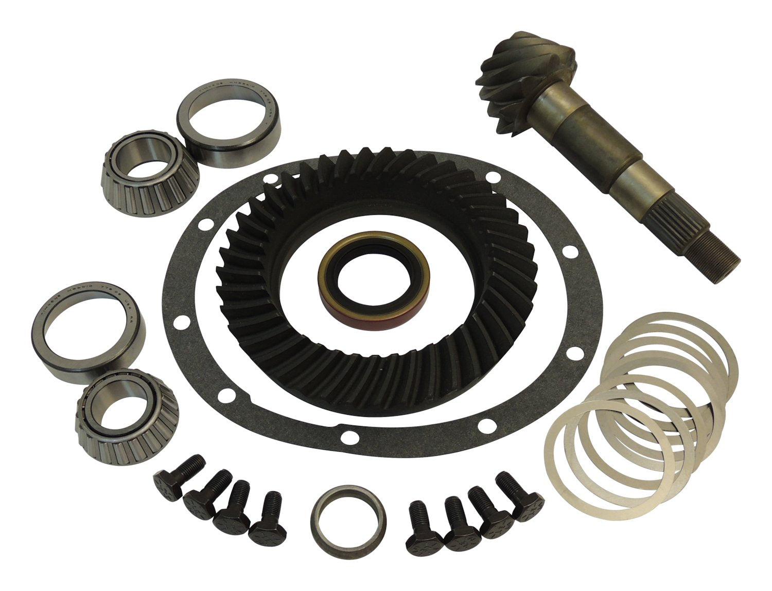RING AND PINION SET; REAR; 4.56 RAT