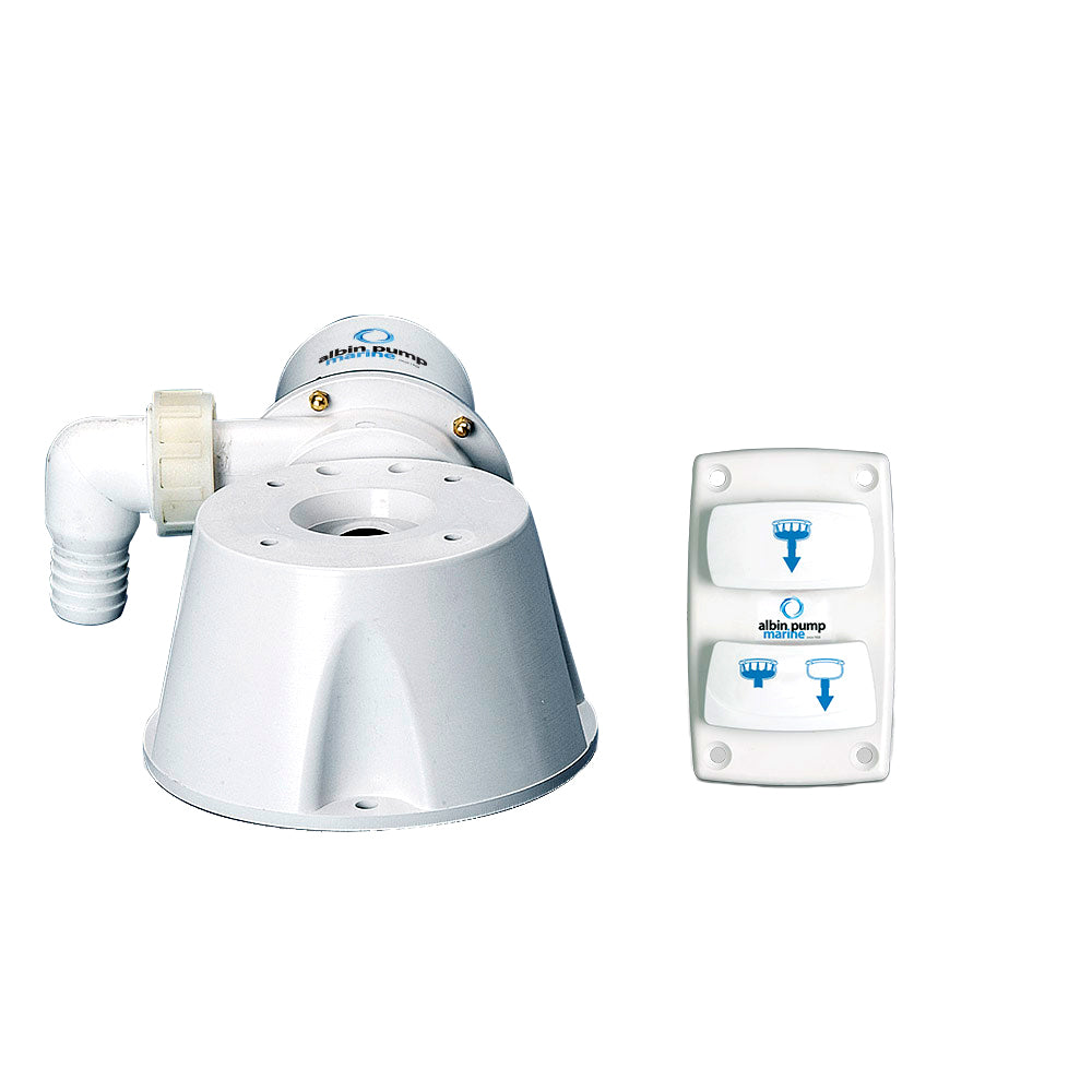 Albin Group Marine Silent Electric Toilet Kit