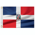 Taylor Made Dominican Republic Flag 12" x 18" Nylo