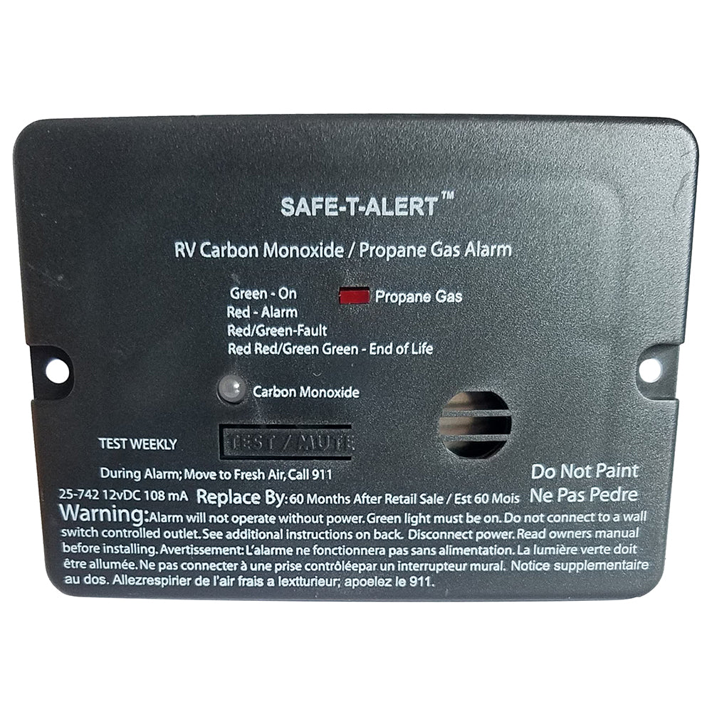 Safe-t-alert Combo Carbon Monoxide Propane Alarm - Flush Mount - Mini
