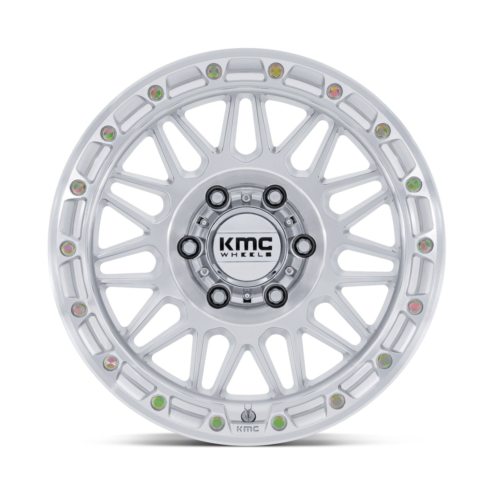 KMC Attack 17X8.5 6X5.5 106 +0 G-Slv-Mch