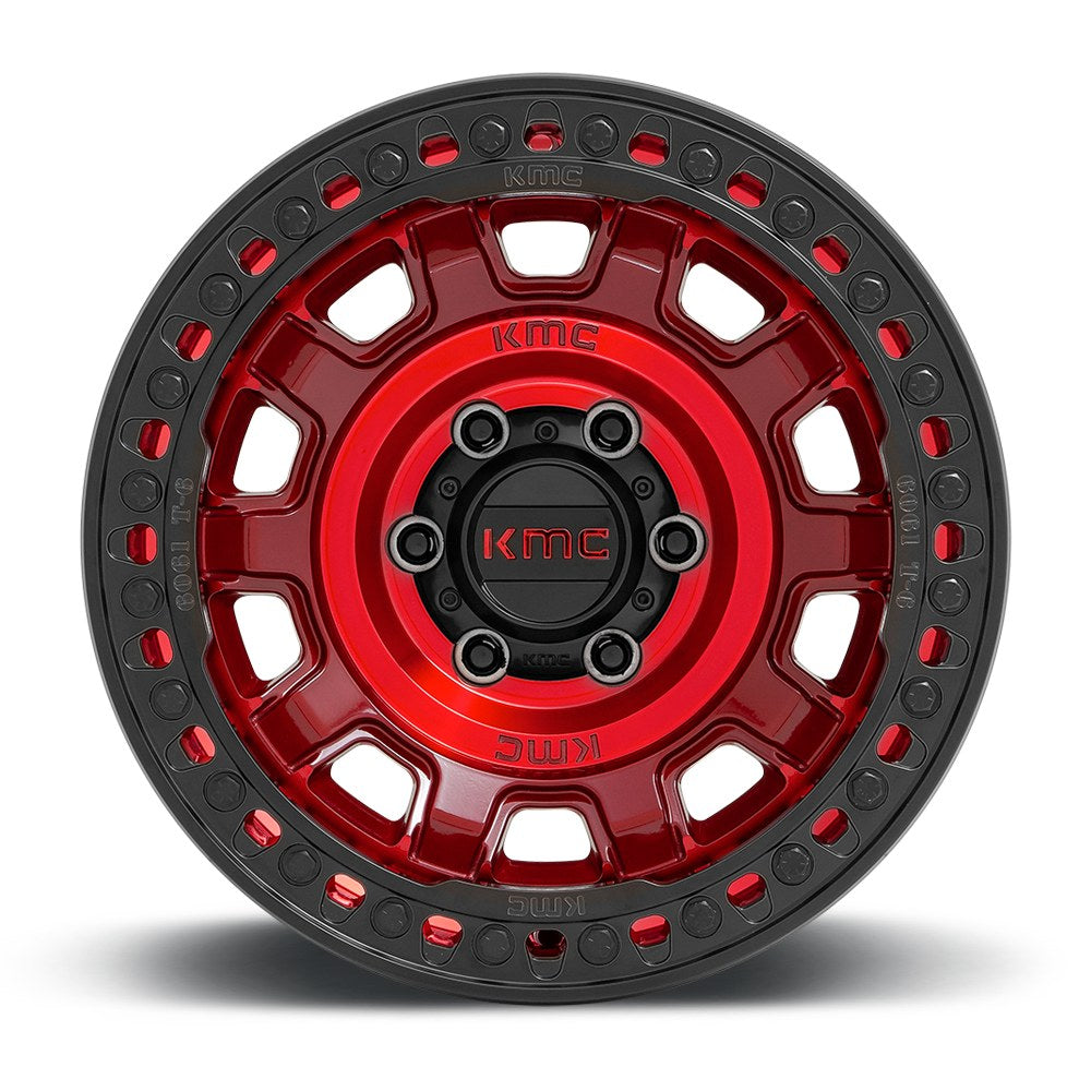 KMC Tank Bl 17X9 6X5.5 C-Red -38