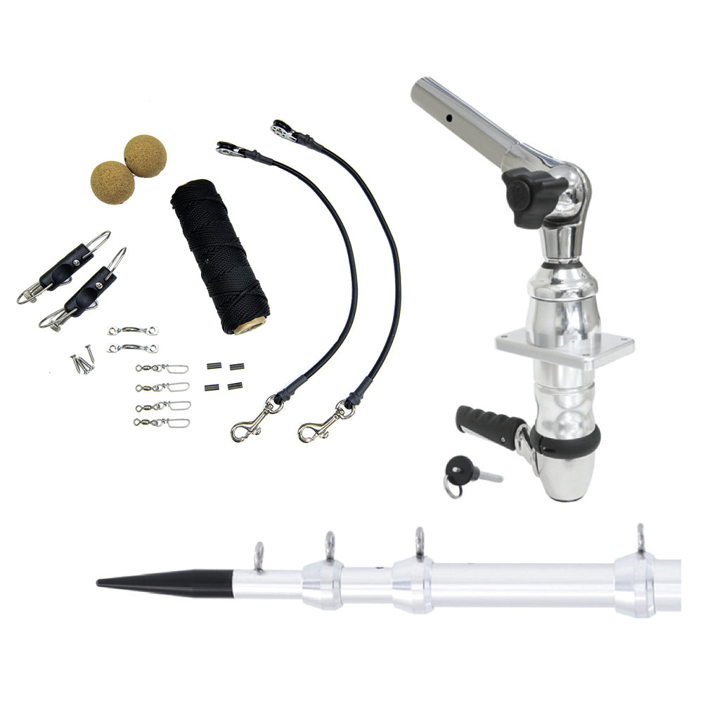 Tigress Xd Top Mount System - 15' - Outriggers Elite Rigging Kit