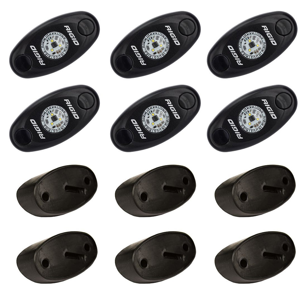 Rigid Industries A-series Rock Light Kit - 6 Lights