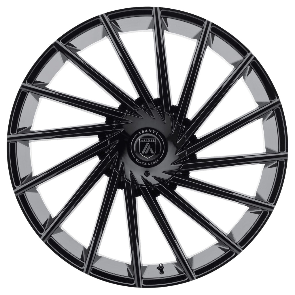 Asanti Black AB018 22X9 5X115 CHROME +15MM