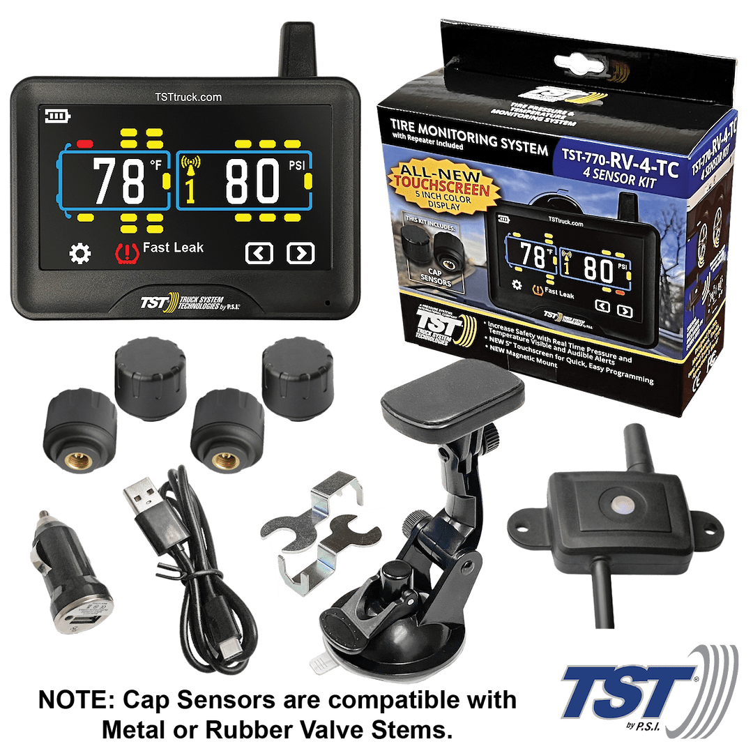 770 Series 4 RV Cap Sensor TPMS Sys