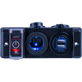 Sea-dog Double USB &amp; Power Socket Panel