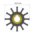 Albin Group Premium Impeller Kit 62.5 X 16 X - 12 Blade - Key Insert