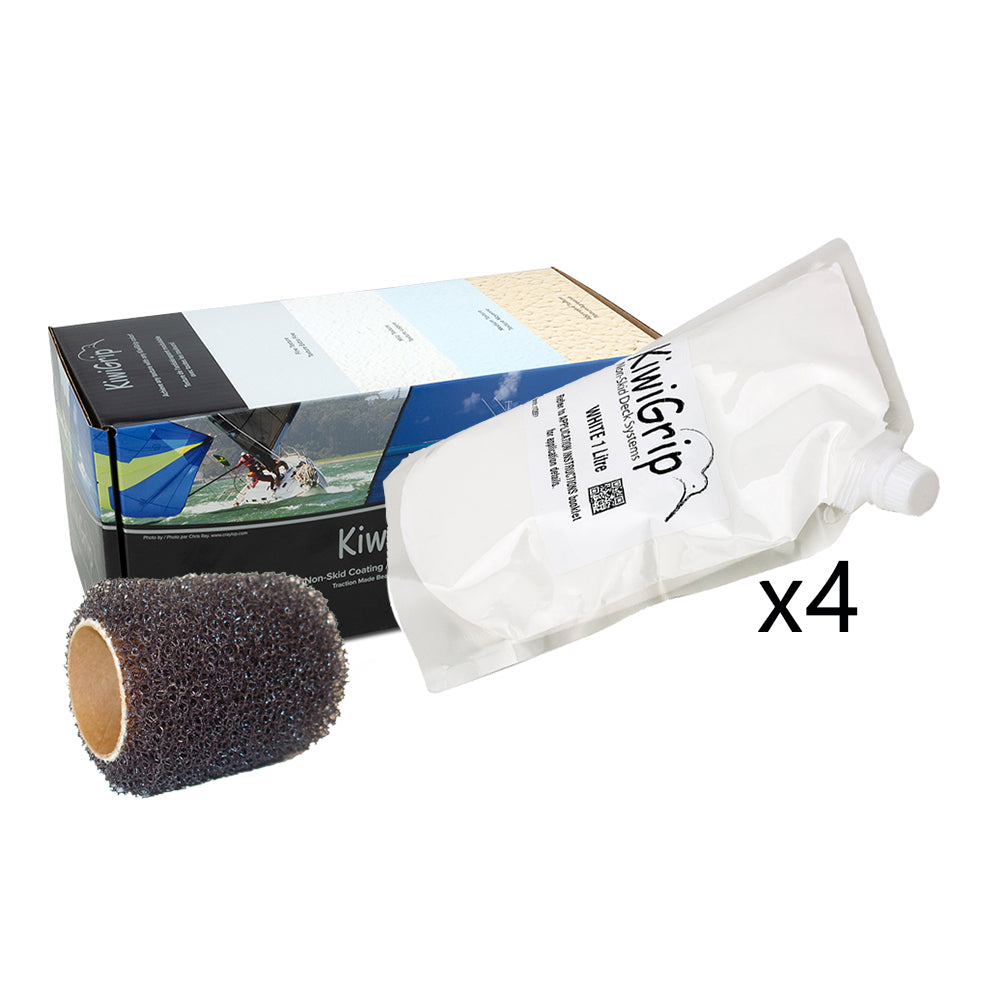 Kiwigrip Liter Pouches - W/4" Roller